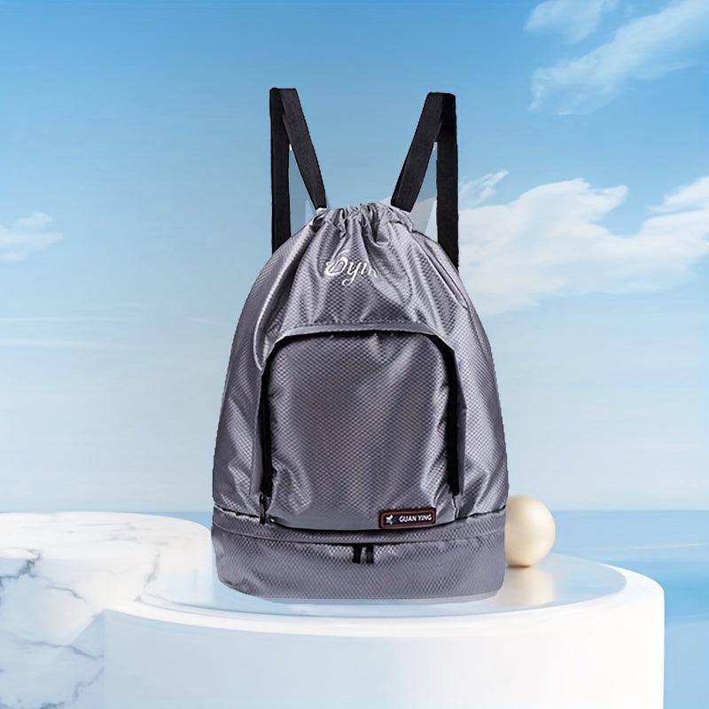 Large Capacity Swimming Backpack Nylon Waterproof Lightweight Fitness Daypack