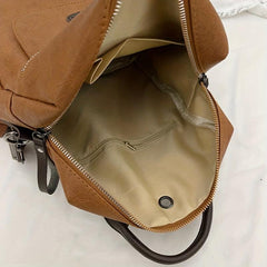 Vintage Preppy Style Backpack Purse British College School Bag
