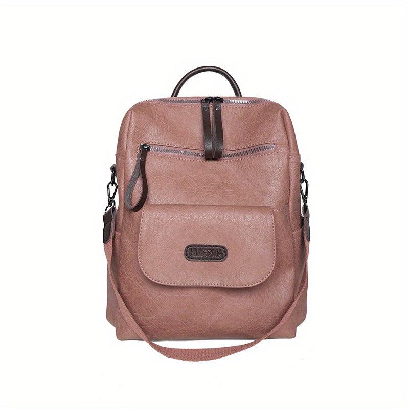 Vintage Preppy Style Backpack Purse British College School Bag