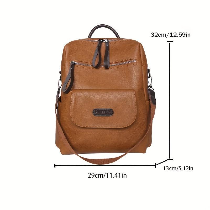 Vintage Preppy Style Backpack Purse British College School Bag