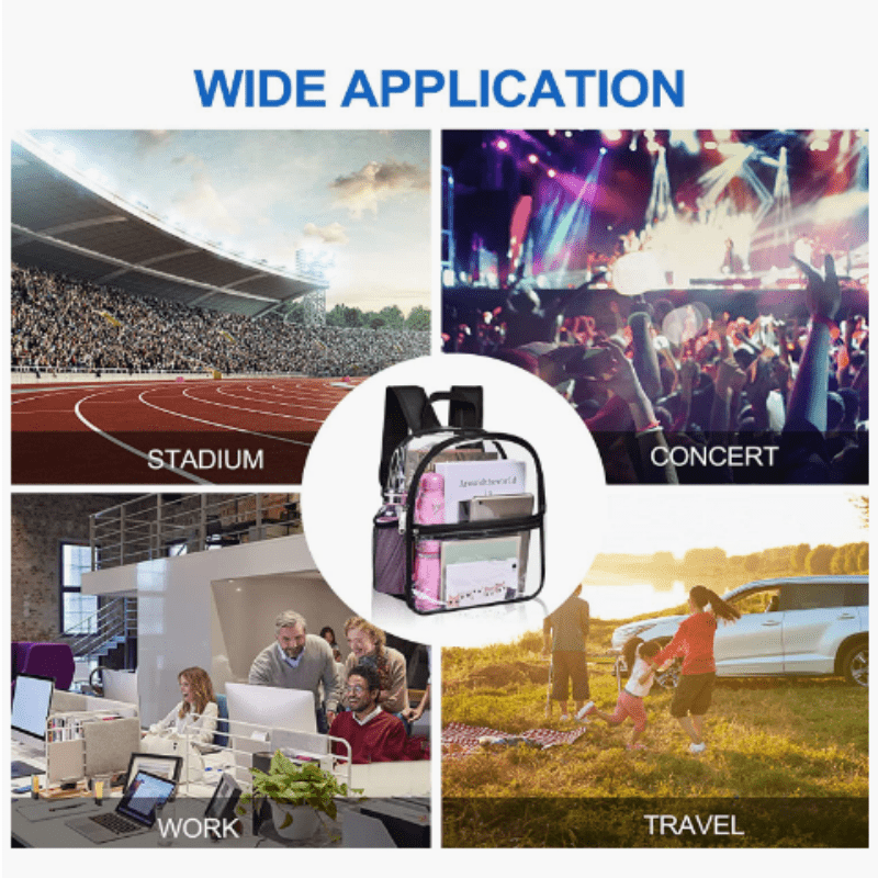 Clear Mini Backpack Stadium Approved Transparent Backpack