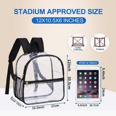 Clear Mini Backpack Stadium Approved Transparent Backpack