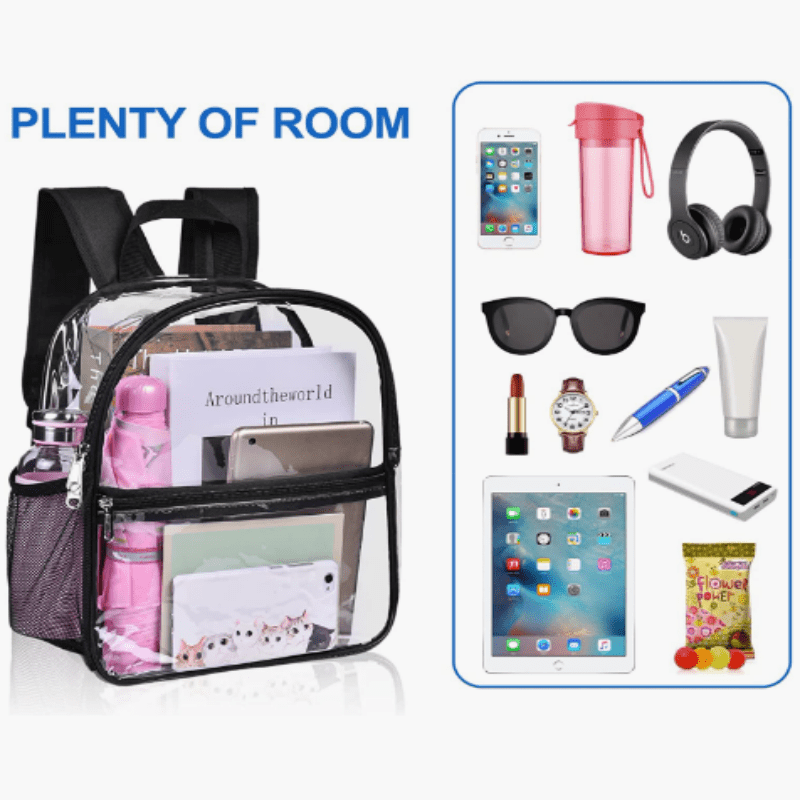 Clear Mini Backpack Stadium Approved Transparent Backpack