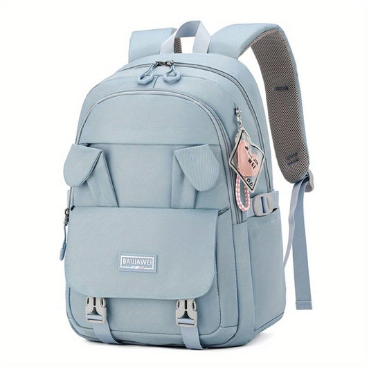 Rabbit Decor Carry On Backpack Large Capacity Lightweight School Travel Bag