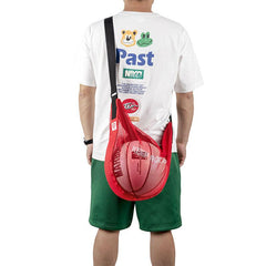 Mesh Messager Bag Adjustable Straps Sports Shoulder Bag