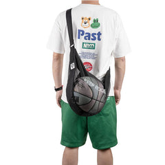 Mesh Messager Bag Adjustable Straps Sports Shoulder Bag
