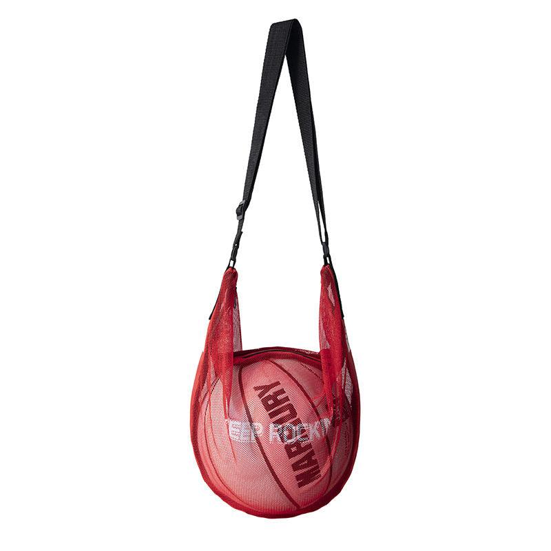 Mesh Messager Bag Adjustable Straps Sports Shoulder Bag