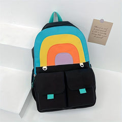 Preppy Backpack Large Capacity School Bag Casual Travel Daypack