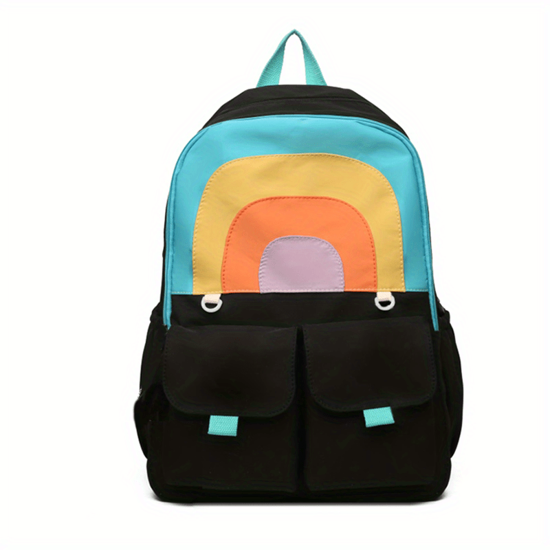 Preppy Backpack Large Capacity School Bag Casual Travel Daypack