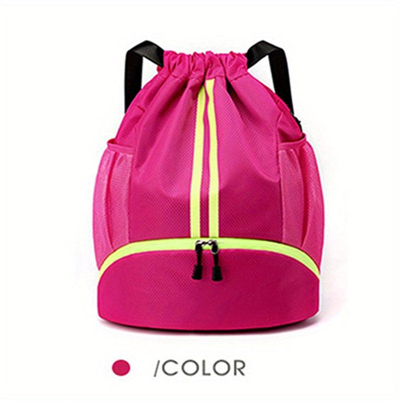 Waterproof Large Capacity Backpack Portable Zip Sports Bag Gym Fitness Travel