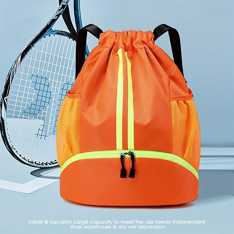 Waterproof Large Capacity Backpack Portable Zip Sports Bag Gym Fitness Travel