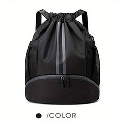 Waterproof Large Capacity Backpack Portable Zip Sports Bag Gym Fitness Travel