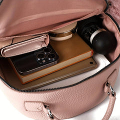 Zipper Backpack Purse Solid Preppy School Bag College Daypack & Travel Bag