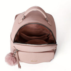 Zipper Backpack Purse Solid Preppy School Bag College Daypack & Travel Bag