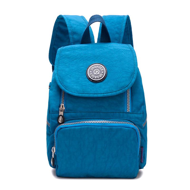 Casual Nylon Flap Backpack Lightweight Travel School Bag