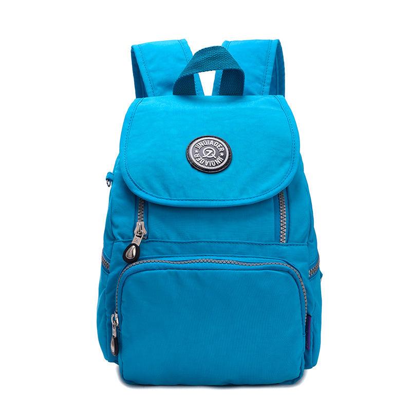 Casual Nylon Flap Backpack Lightweight Travel School Bag
