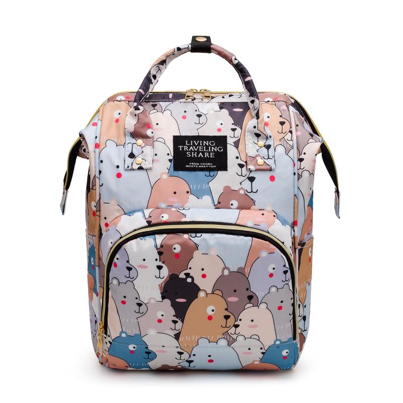 Large Capacity Lightweight Nylon Mommy Bag Backpack