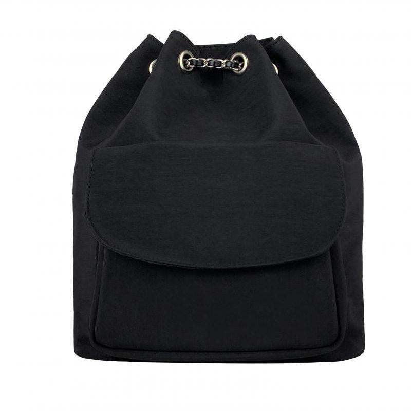Chain Bucket Backpack Drawstring Daypack Casual Travel School Bag