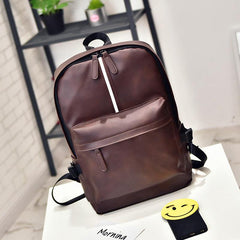 Striped Laptop Backpack Lightweight Travel Schoolbag