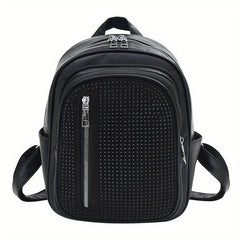 Studded Backpack Purse Preppy Daypack Travel Knapsack For Women
