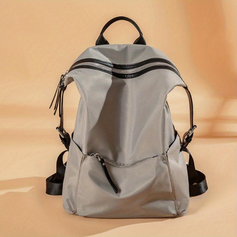 Large Capacity Nylon School Backpack Lightweight Travel Bag