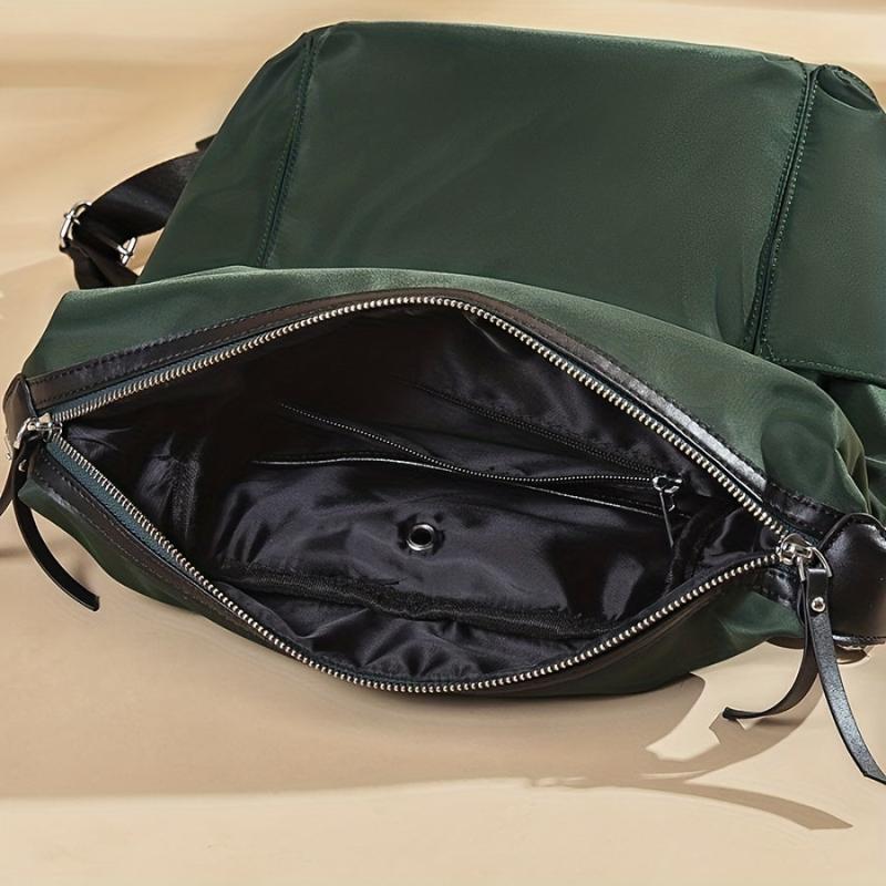 Large Capacity Nylon School Backpack Lightweight Travel Bag