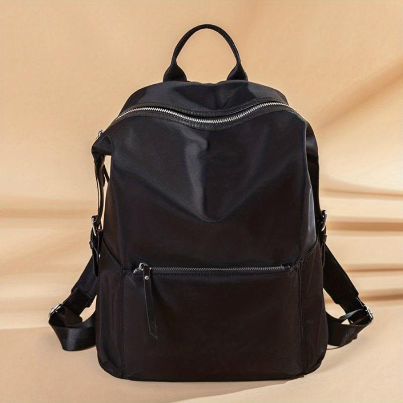 Large Capacity Nylon School Backpack Lightweight Travel Bag