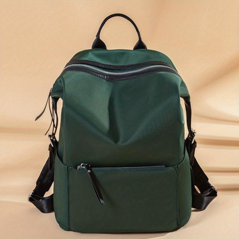 Large Capacity Nylon School Backpack Lightweight Travel Bag