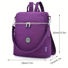 Waterproof Nylon Backpack Purse for Travel Schoolbag
