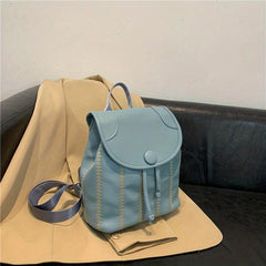 Quilted Pattern Backpack Storage Rucksack For Women
