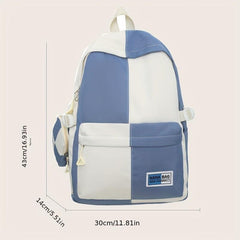 Preppy Style Laptop Backpack for School and Travel