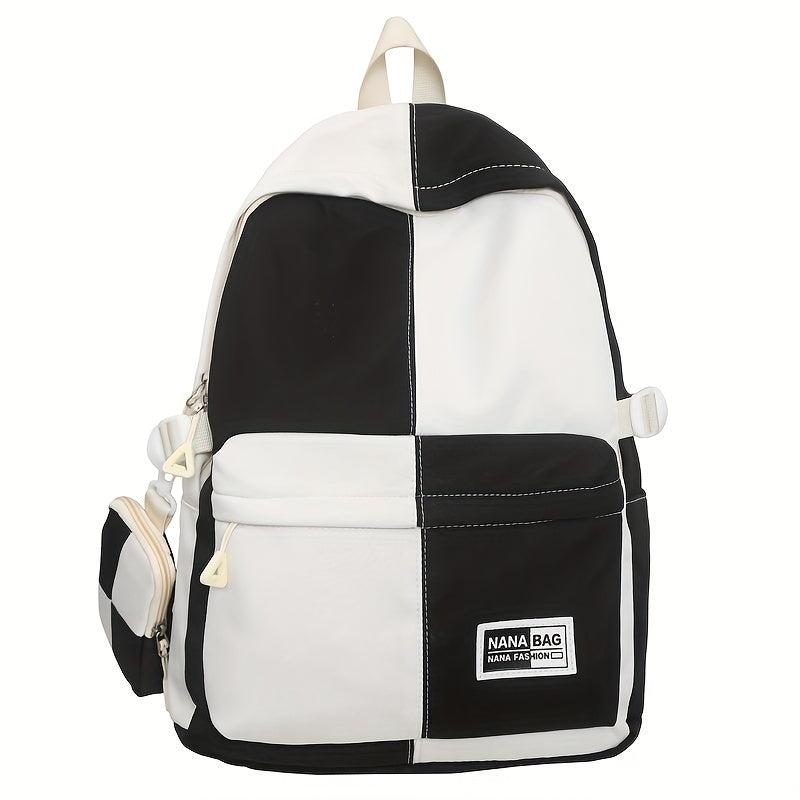 Preppy Style Laptop Backpack for School and Travel