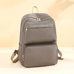 Minimalist Oxford Cloth Backpack Preppy Style Lightweight Travel Rucksack