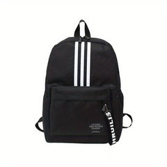 Large Capacity Preppy Backpack Canvas Lightweight School Daypack