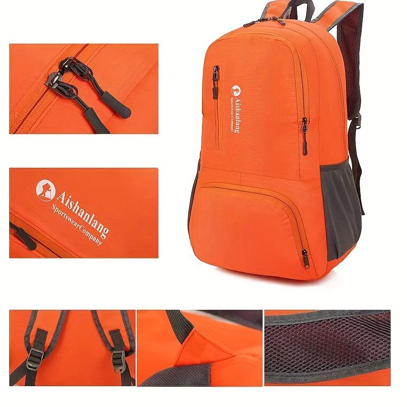 Foldable Sports Backpack Portable Large Capacity Lightweight Hiking Backpack