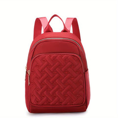Love Embroidery Backpack Solid Casual Lightweight Daypack