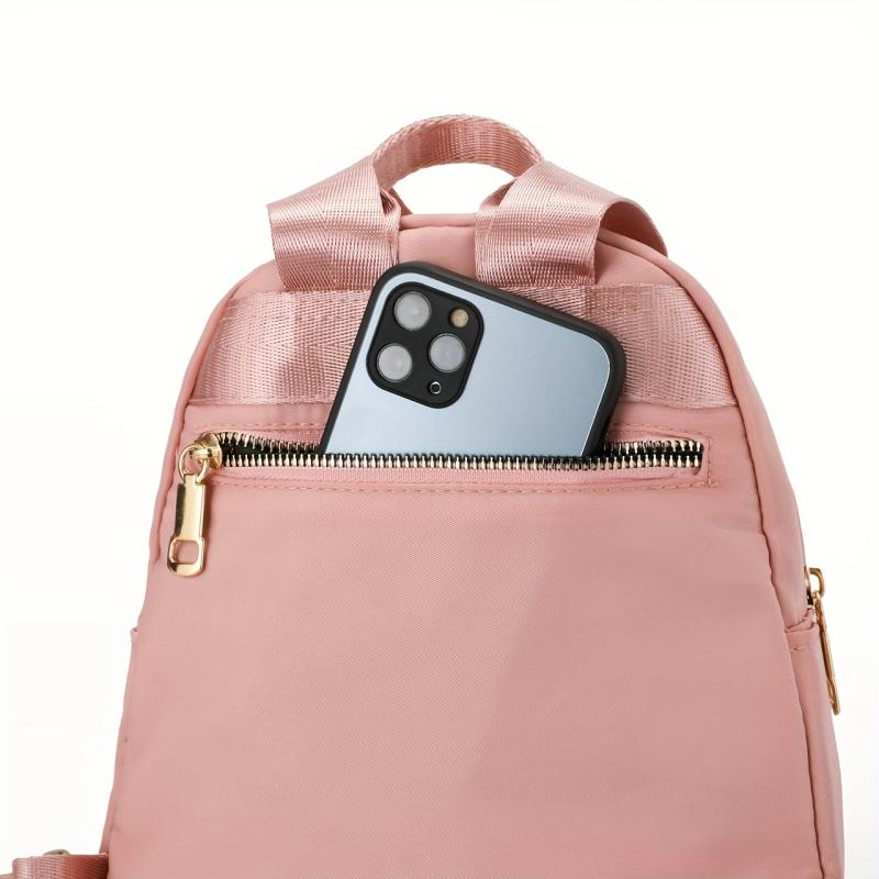 Love Embroidery Backpack Solid Casual Lightweight Daypack