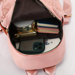 Love Embroidery Backpack Solid Casual Lightweight Daypack