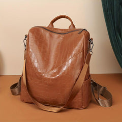Vintage Convertible Backpack Purse Retro Travel Bag Women's Preppy Daypack