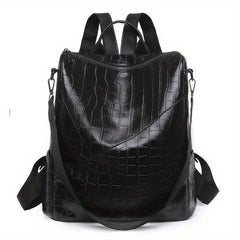 Vintage Convertible Backpack Purse Retro Travel Bag Women's Preppy Daypack
