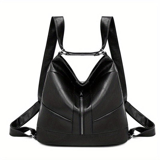 Vintage Large Capacity Zipper Backpack for Travel