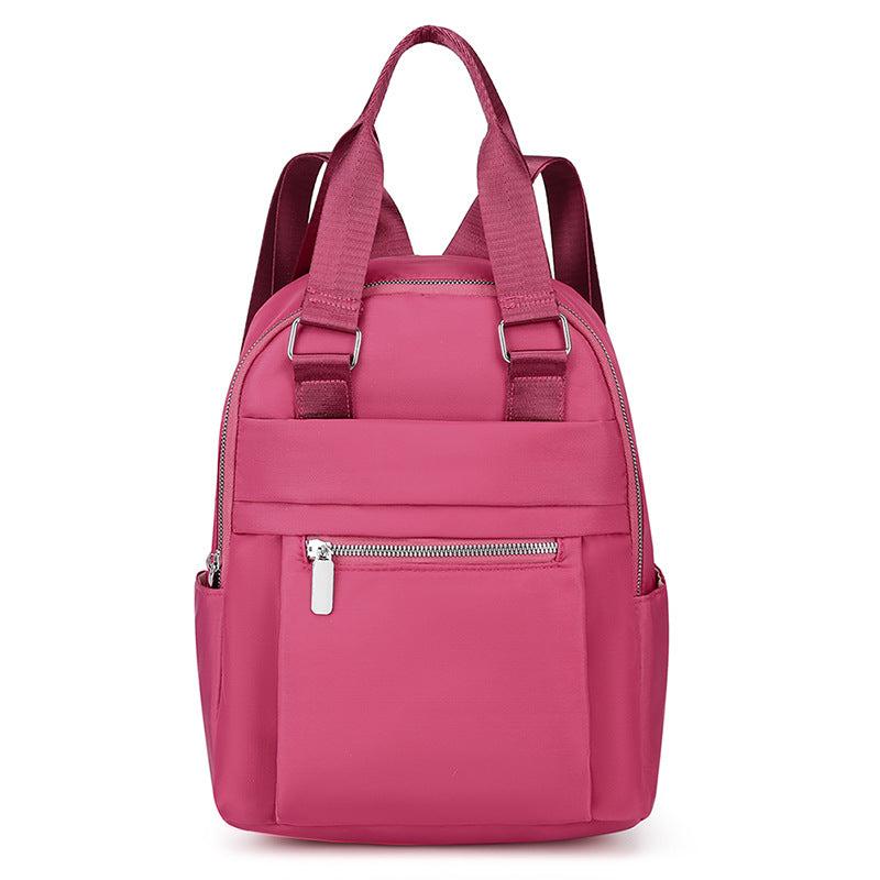 Lightweight Oxford Cloth Backpack for Students Holds 15-inch Laptop