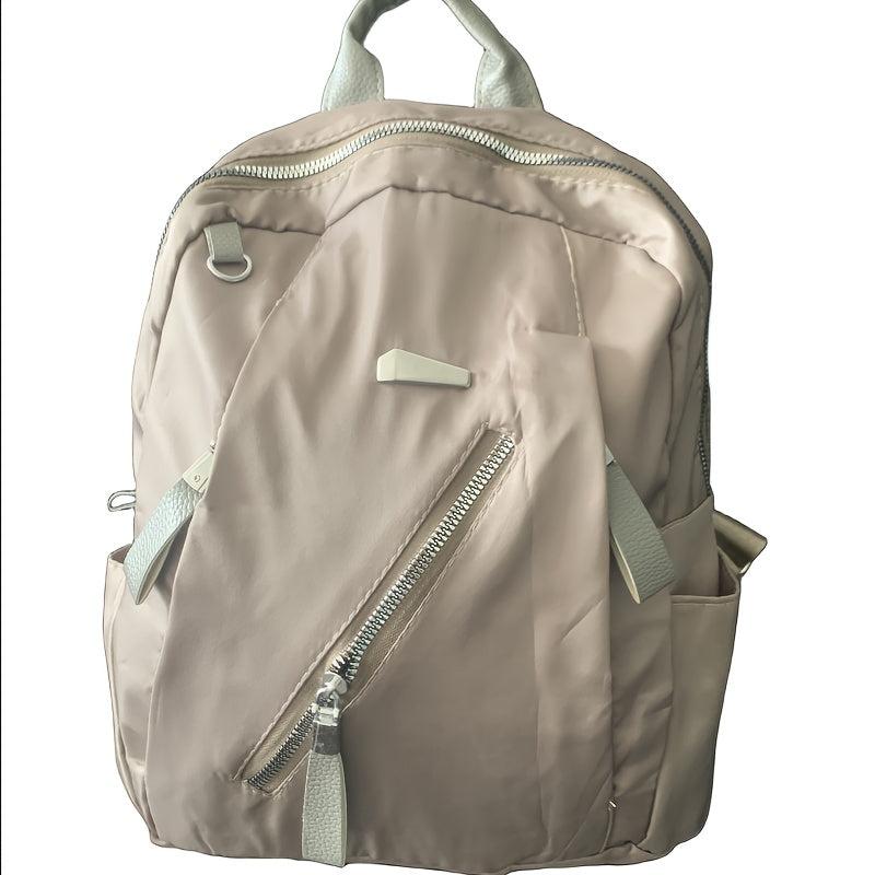 Minimalist Nylon Backpack Purse Preppy School Bag