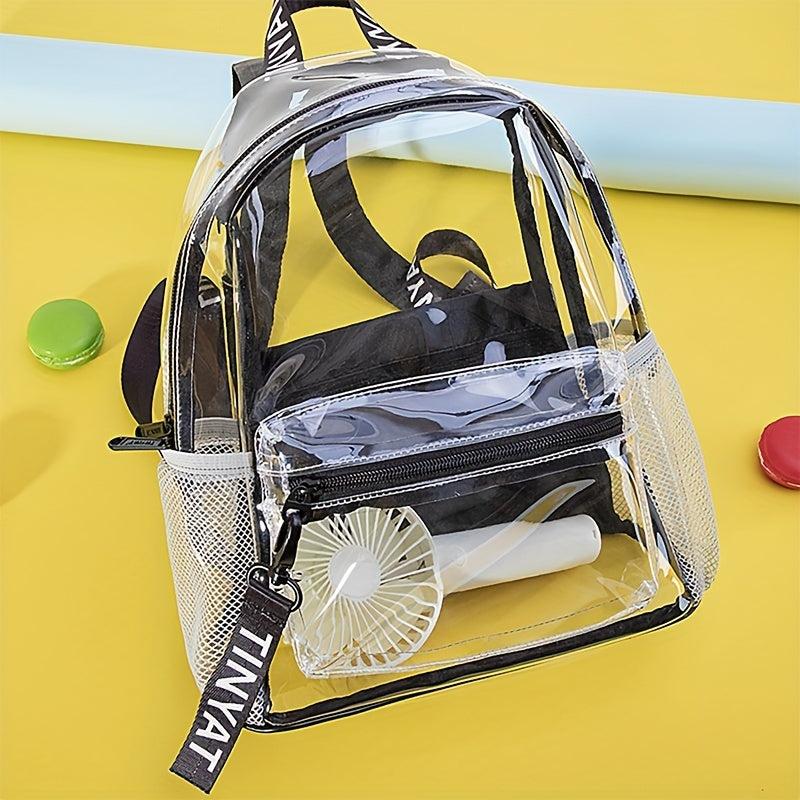 Clear PVC Backpack Waterproof Beach Bag Daypack