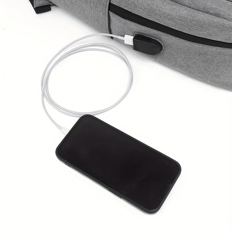 Large Capacity Business Travel Backpack Canvas Anti Theft Lightweight Laptop Day