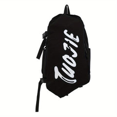 Letter Graphic Travel Backpack Preppy Nylon Schoolbag Casual Travel Sports