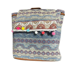 Geometric Pattern Vintage Backpack for Women's Travel