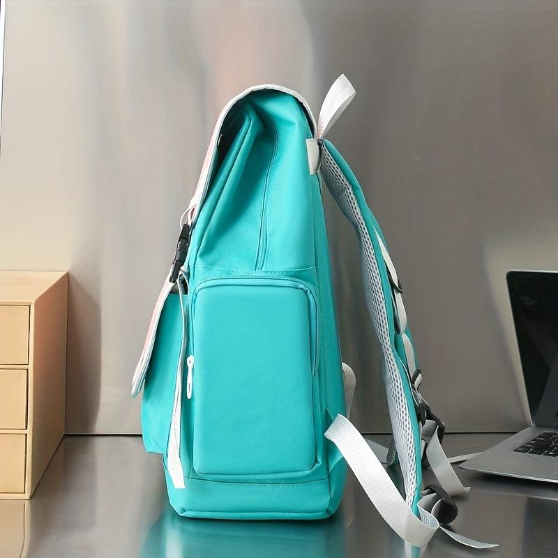 School Backpack Large Capacity Preppy Daypack Heavy Duty Laptop Backpac
