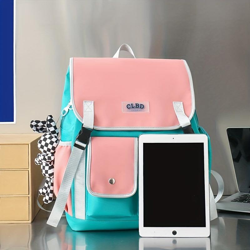 School Backpack Large Capacity Preppy Daypack Heavy Duty Laptop Backpac