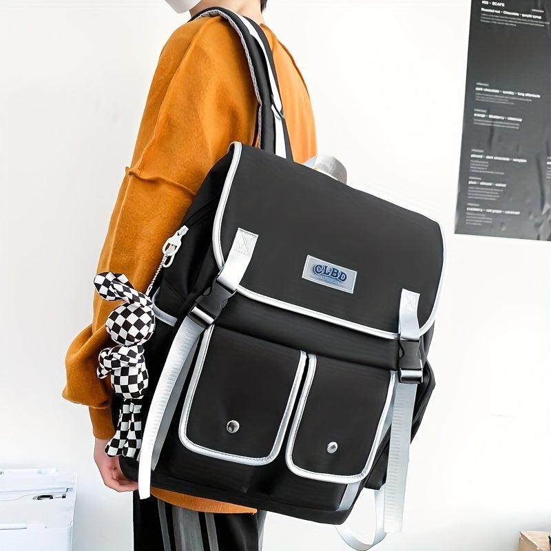 School Backpack Large Capacity Preppy Daypack Heavy Duty Laptop Backpac